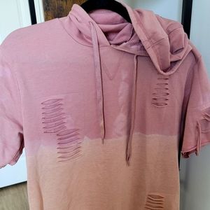 Short sleeve hoodie